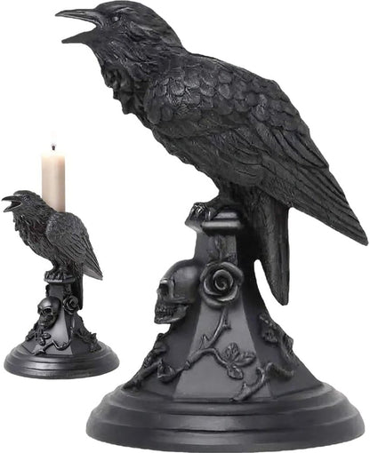 Gothic Raven/Owl/Bat Candle Stick Holder