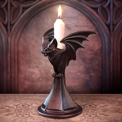 Gothic Raven/Owl/Bat Candle Stick Holder