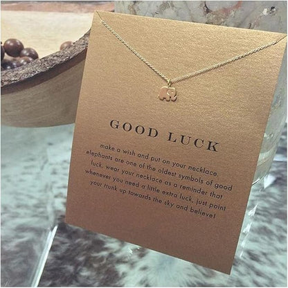 Good Luck Elephant ~ necklace