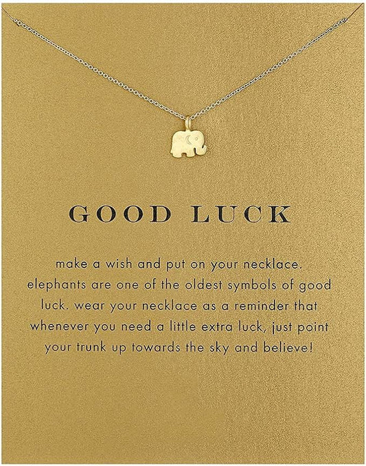 Good Luck Elephant ~ necklace